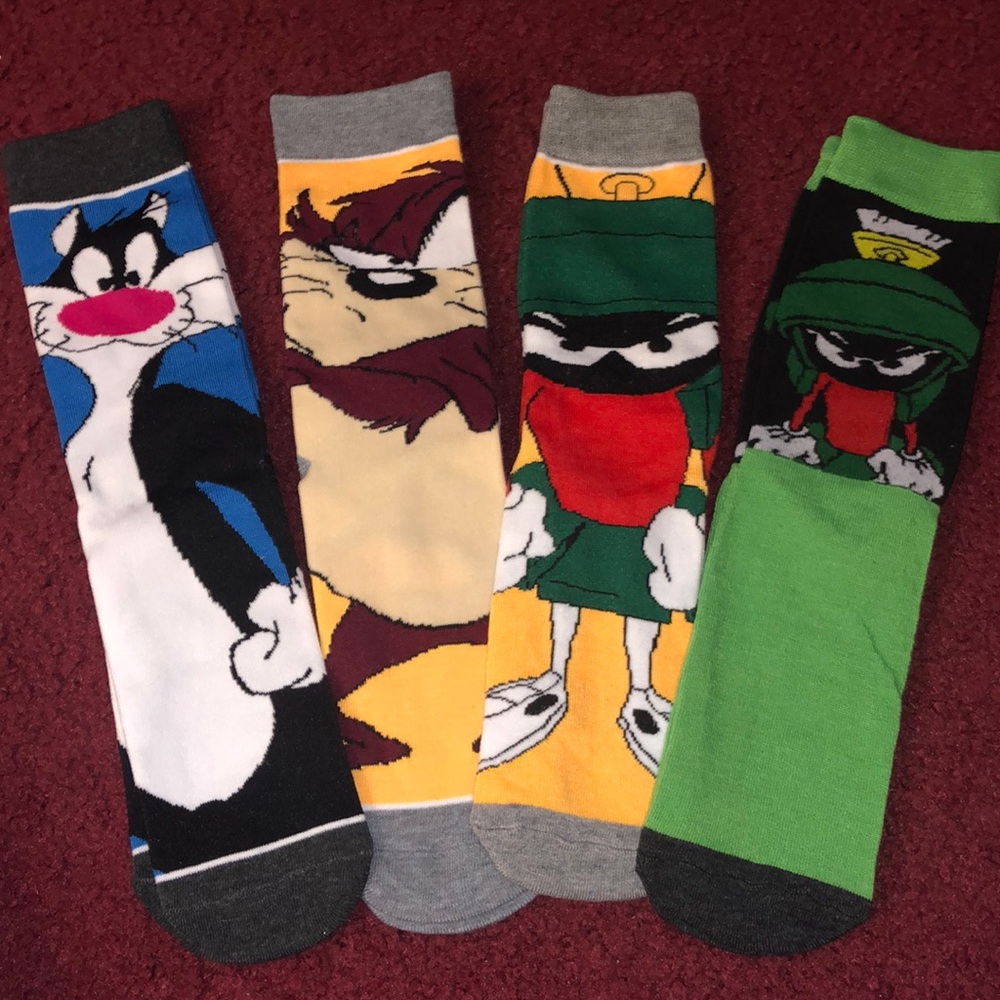 New Classic Cartoon Graphic Crew Socks- Your Choice